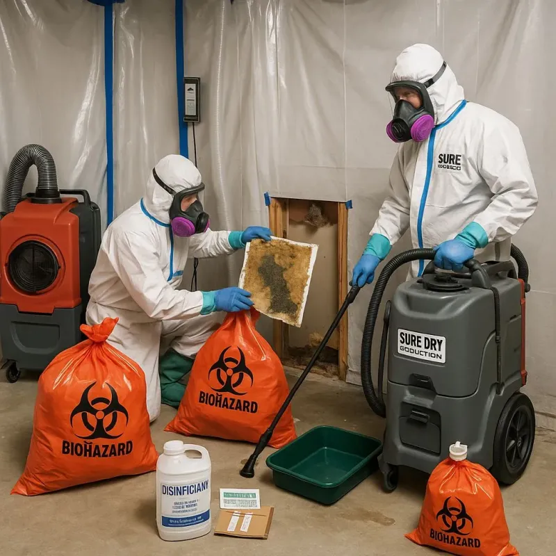 Contaminated Water Handling Protocols process in Falcon Heights, MN