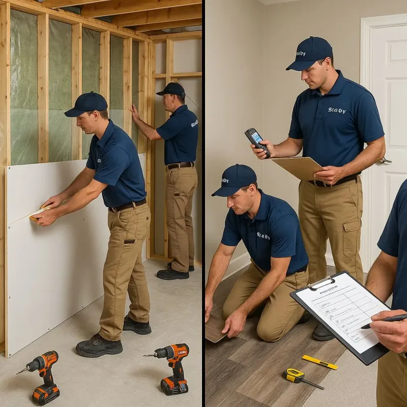 Repairs and Reconstruction process in Falcon Heights, MN
